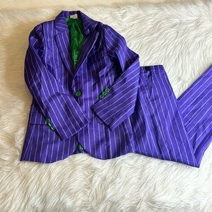 Spirit Boys Halloween Joker Suit Size Medium